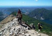 40 ecco Linda e Luca, saliti dalla Direttissima via Rosalba